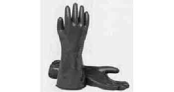 190131 GLOVES PLASTIC OIL/ACID RESIST, SHORT