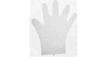 190135 GLOVE DISPOSABLE PLASTIC, 100PRS/PKT