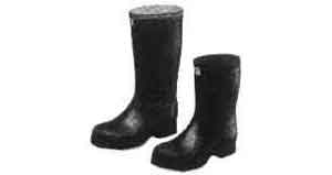 190201 BOOTS RUBBER CLOTH-LINING, SHORT 25CM