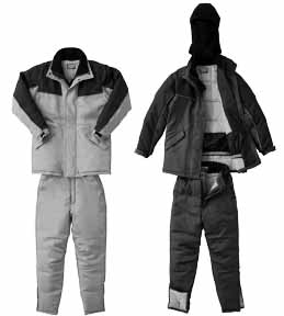 TROUSERS WORKING FOR EXTREME, COLD CLIMATE BLUE 3L