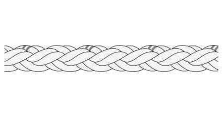 211901 ROPE MOORING NYLON "UNILON", 8-ST CROSS 5"CIR X 200MTR