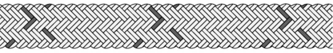 211921 ROPE MOORING UNILON DOUBLE, BRAIDED 5"CIR X 200MTR