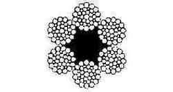 ROPE WIRE GALV 6XWS(36)FC, JIS-A 20MM DIAX200MTR W/CERT.