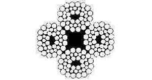 213501 WIRE NON-ROTATING UNIROPE, U4XSES(39) GALV 8MMX200MTR