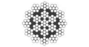 213661 HERCULES ROPE 19X7 GALV, DIA 12.5MM