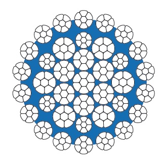 213686 ROPE WIRE NONROTATING COMPACT, LANKOLIFT 37X7 16MMDIAX200MTR