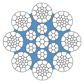 213738 ROPE WIRE 8 STRAND COMPACTED, LANKOTOP 8X26 12MMDIAX200MTR