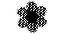 214131 ROPE WIRE STAINLESS STEEL, SUS304 6X37 6MMX200MTR