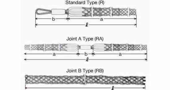 214506 CABLE GRIP STANDARD TYPE R, FOR ROPE DIA 8-11MM 