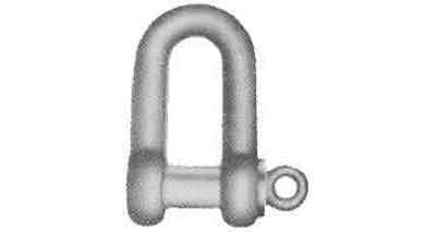 230301 SHACKLE STRAIGHT EYE BOLT, BLACK SE-TYPE 22MM SWL 3TON