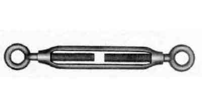 230501 TURNBUCKLE FRAME BLACK, EYE&EYE 6MMX100MM