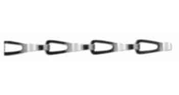 231126 CHAIN STAINLESS STEEL SASH, THICK 0.5MM 15.2X2.2X5.5MM