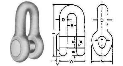 231178 SHACKLE JOINING WITH FURTHER, DETAIL