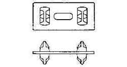 231802 STACKER DOUBLE GALV MODEL DS-2, FLANGE THICKNESS 12MM