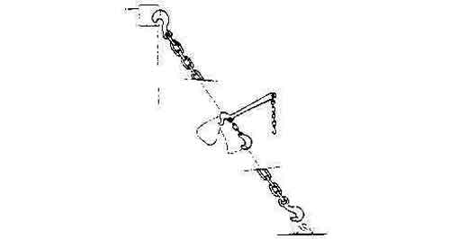 231891 LASHING CHAIN MODEL LC-23-20, BOTH END HOOK B/L 20TON
