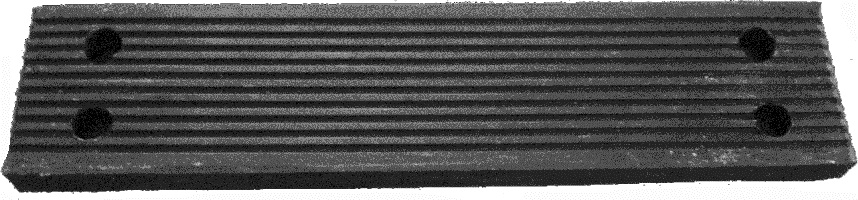 PILOT LADDER STEP RUBBER, 525X115X28MM