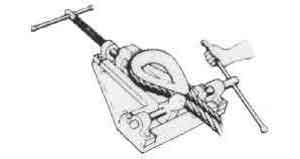232381 RIGGERS' VISE NO.1, FOR 16-28MM ROPE DIA