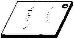 232581 TANK MIRROR STAINLESS STEEL, 100X125MM