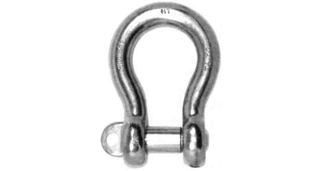 233601 SHACKLE BOW EYE BOLT S. STEEL, BC 6MM SWL 0.2TON