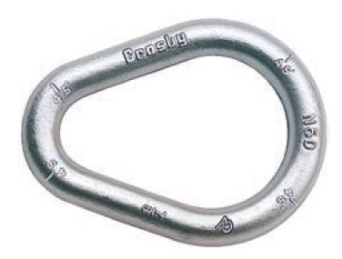 234411 LINK SLING FORGED CARBON STEEL, CROSBY G-341 GALV 10MM