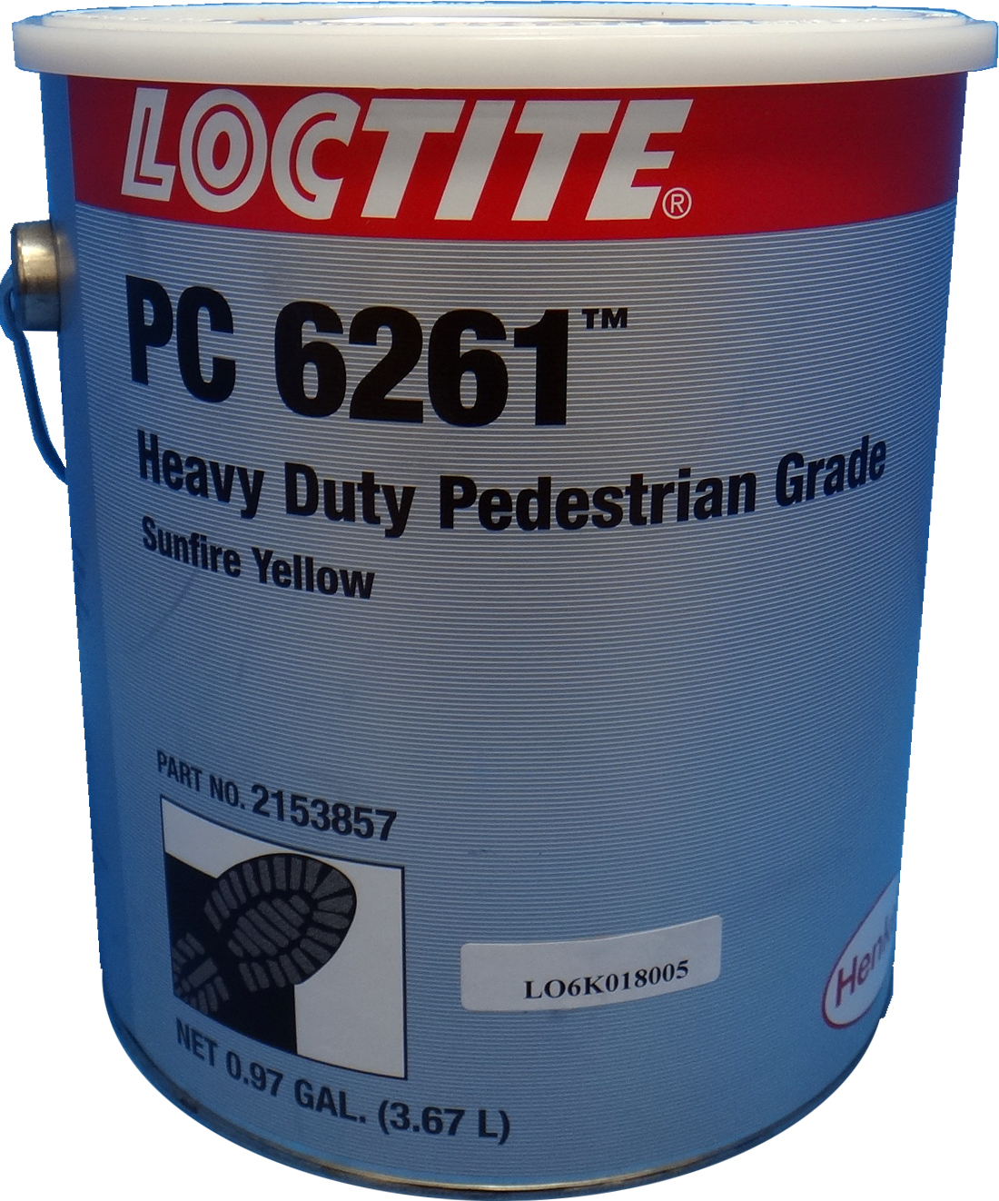 251701 COATING ANTISLIP LOCTITE 96211, PC6261HDP BLACK 0.95GAL
