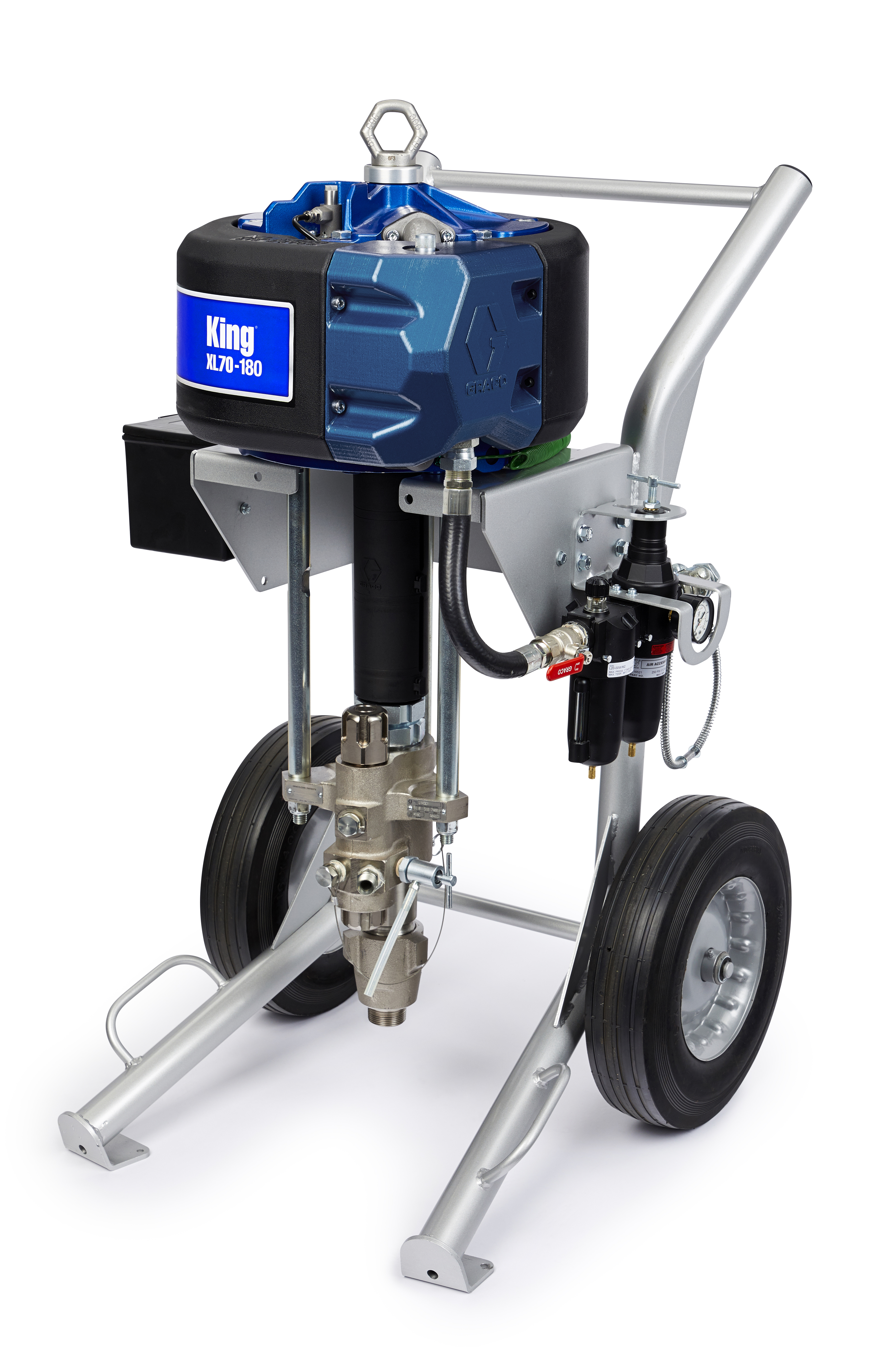 270811 SPRAYER AIRLESS CART GRACO, KING 50:1 6500CC MOTOR K50FH1