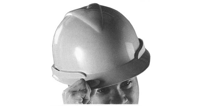 310201 HELMET SAFETY LATERAL PROTECT, POLYETHLENE YELLOW