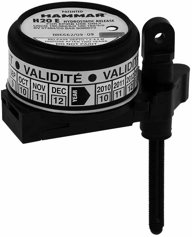 330126 HYDROSTATIC RELEASE UNIT, HAMMER H20 E FOR EPIRB