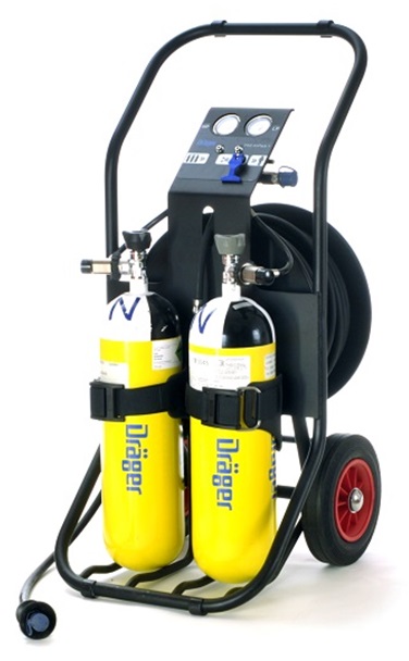 330441 AIRLINE TROLLEY DRAEGER, AIRPACK 1 FOR 60 MINS 200BAR