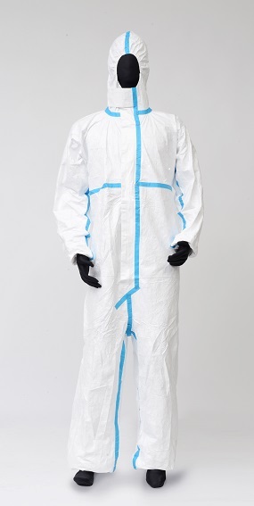 330987 CHEMICAL PROTECTION SUITS, DISPOSABLE DUPONT TYVEK SIZE M