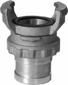 331801 COUPLING FIREHOSE W/LOCK RING, GUILLEMIN ALUMI LUG/HOSE 45MM