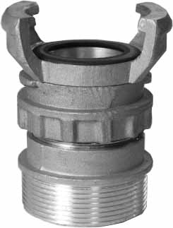 331806 ADAPTER FIREHOSE GUILLEMIN, ALUMI LUG 45MM 2" BSP FEMALE
