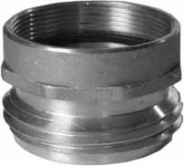 331856 ADAPTER HOSE BRASS UNI70 70X2", UNI MALE X BSP FEMALE