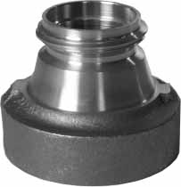 331859 ADAPTER HOSE BRASS UNI45/UNI70, 45X70 UNI MALE X UNI FEMALE