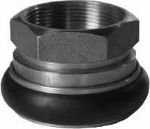 331873 ADAPTER FIREHOSE BRASS MACHINO, 2" FEMALE/THREAD 2" FEMALE