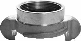 331886 ADAPTER ALUM NAKAJIMA 1-1/2", LUG 61MM/THREAD 2" BSP FEMALE