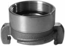 333203 ADAPTER COUPLING BRASS NS, 2" LUG 68MM THREAD BSP FEMALE 