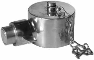 333246 CAP FEMALE HOSE COUPLING BRASS, INSTANTANEOUS 2-1/2" SM420080 