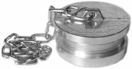 333247 CAP MALE HOSE COUPLING ALUMI, INSTANTANEOUS 2-1/2" SM421065