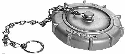 333536 CAP HOSE COUPLING SM94063, ALUMI/PRESSAL SMS 2-1/2" 