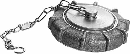 333537 CAP HOSE COUPLING SM94263, BRASS SMS 2-1/2" 