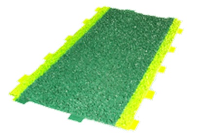 334638 TILE WELD-DECK ANTISLIP SWDT, 1000X1500MM SAFETY YELLOW FINE ...