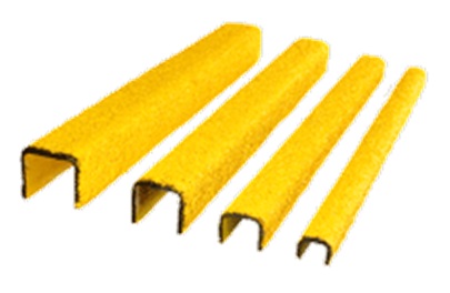 COVER LADDER RUNG ANTISLIP, SQUARE 25X400MM YELLOW FINE 