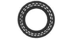 HOSE WATER RUBBER WRAPPED &, FABRIC 4KG 25MMX2B