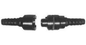 351011 COUPLING FOR AIRHOSE LOCK-TYPE, CAST BRASS HOSE END 9MM