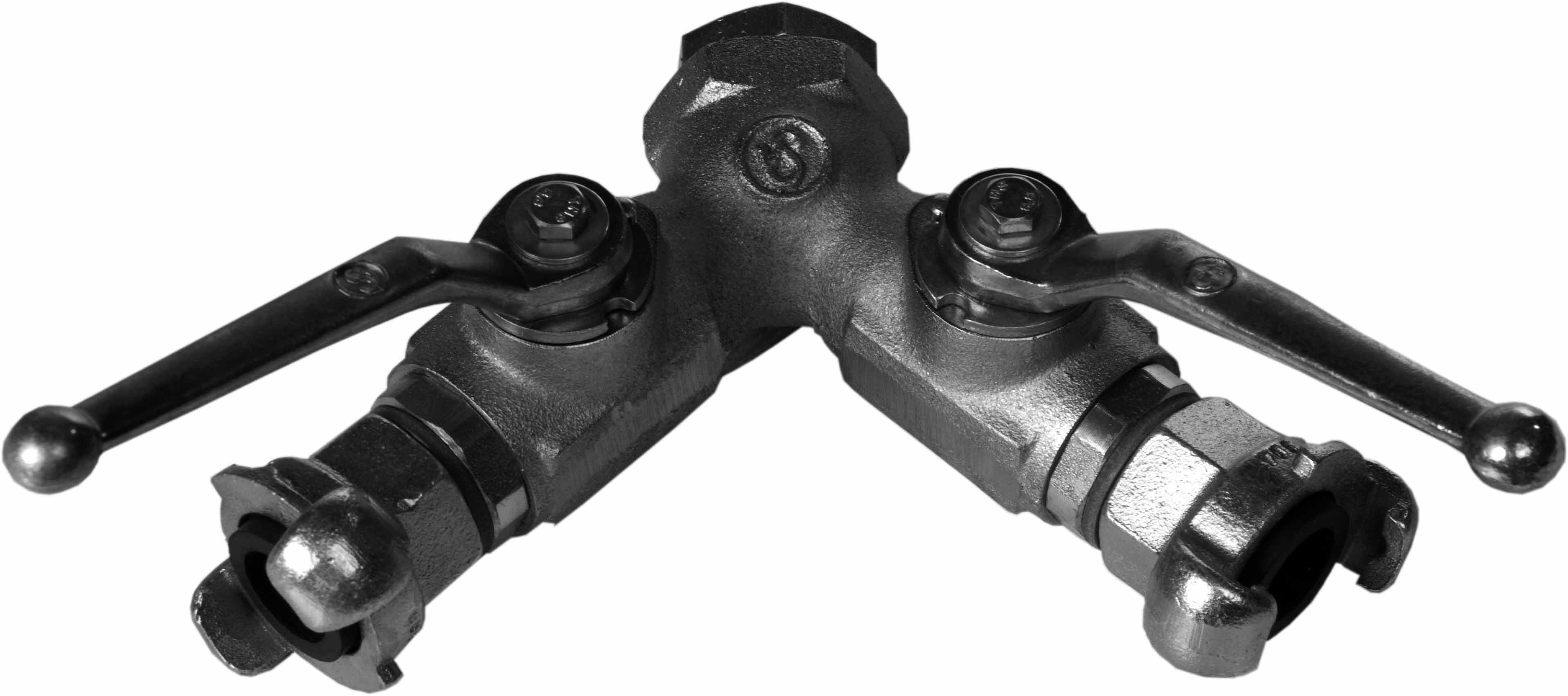 351076 COCK AIR DOUBLE CAST IRON, LUG SIZE 42MM 3/4" BSP FEMALE