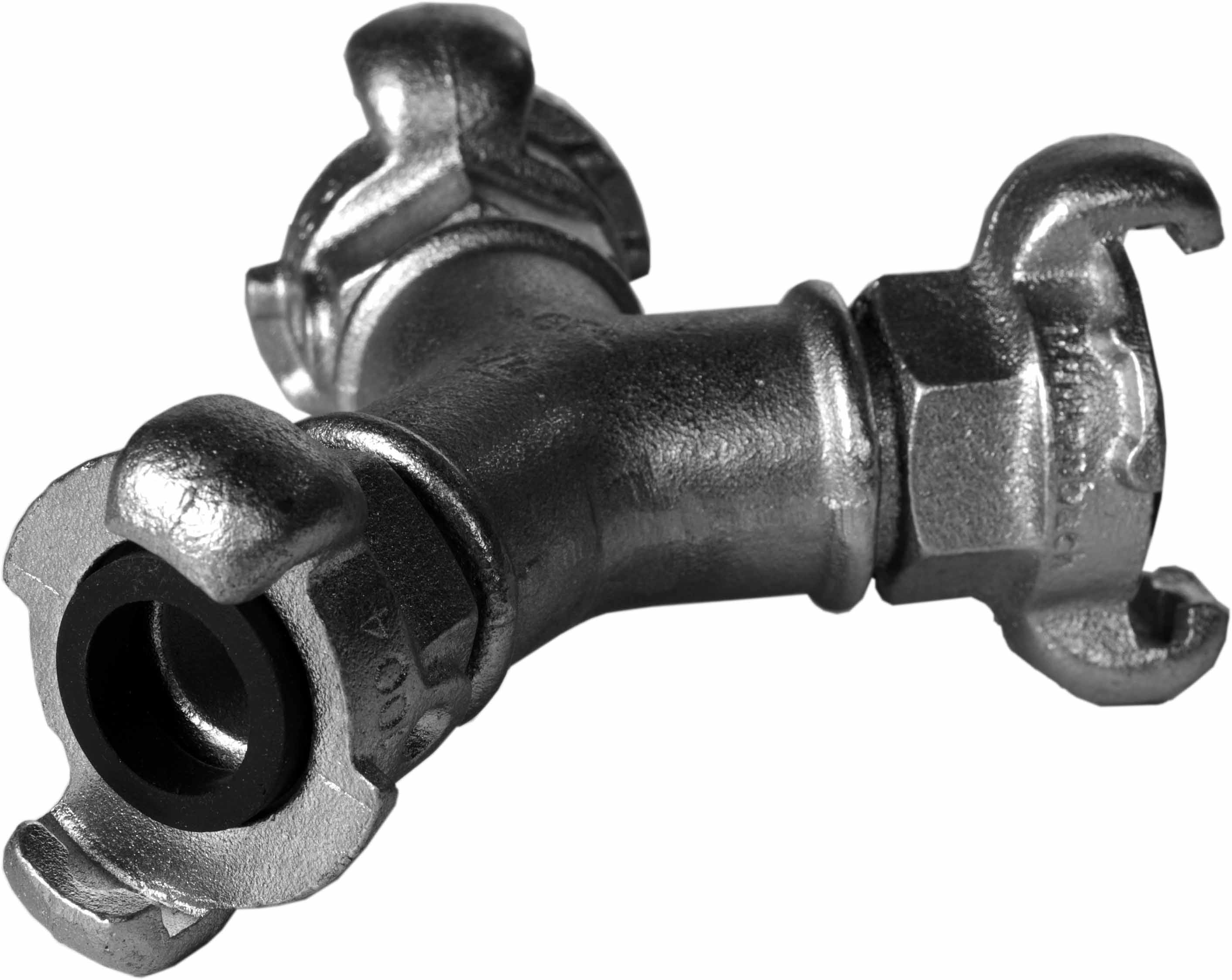 351078 COUPLING AIR HOSE 3-WAY, CAST IRON LUG SIZE 42MM 