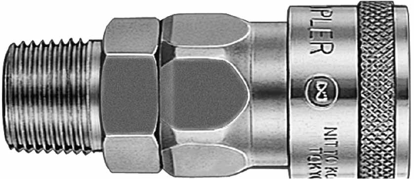 351301 COUPLER QUICK-CONNECT STEEL, 10SM R-1/8
