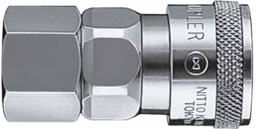 351401 COUPLER QUICK-CONNECT STEEL, 20SF RC-1/4