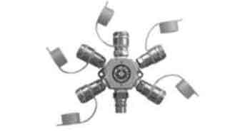 351651 LINE COUPLER BRANCH PIPING, 200S 4X20SM / 1X40SM & 1X400PM